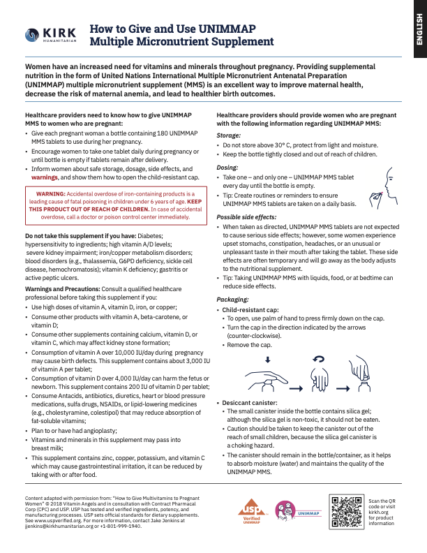 Image of the product insert